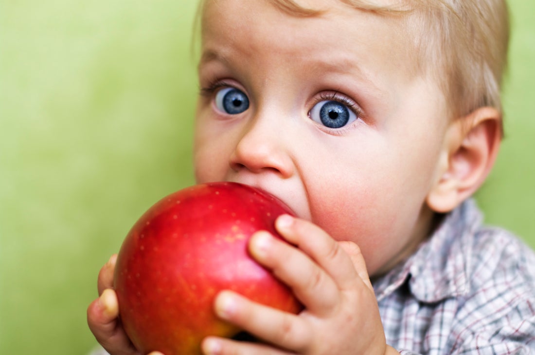 как научить ребёнка жевать твёрдую пищу