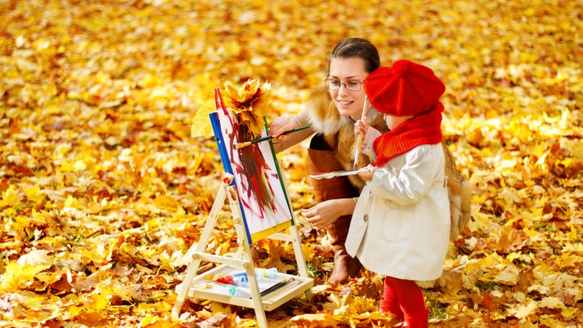 Рисуем с ребенком осень: 5 интересных способов