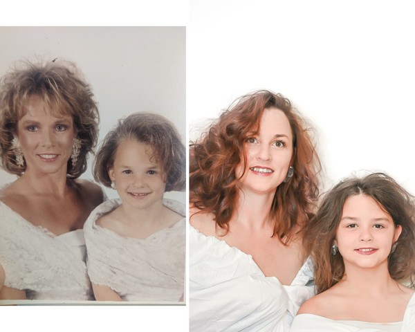 Великая сила генов: 15 фото мам и дочек в одном возрасте