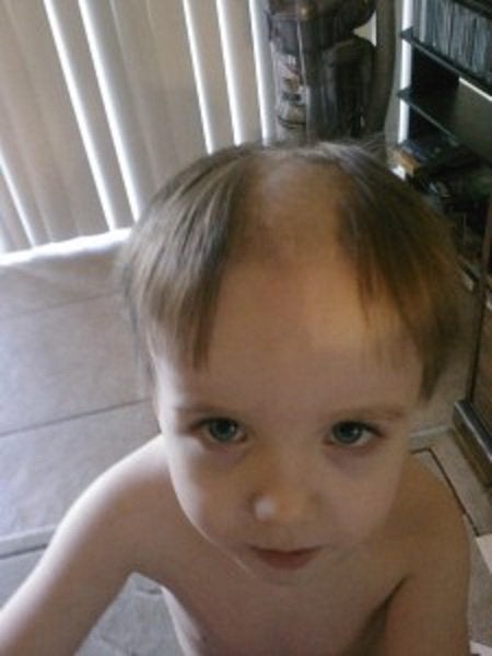Фото №7 - 100 эпичных фото детей, решивших постричь себе волосы