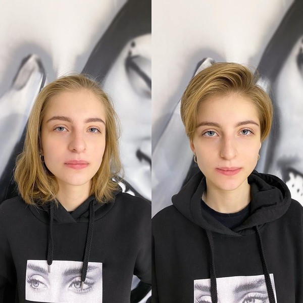 Дерзко! 30 девушек, решивших очень коротко постричься — фото до и после