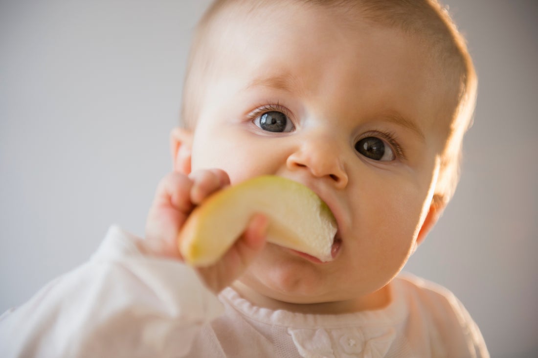 как научить ребёнка жевать твёрдую пищу