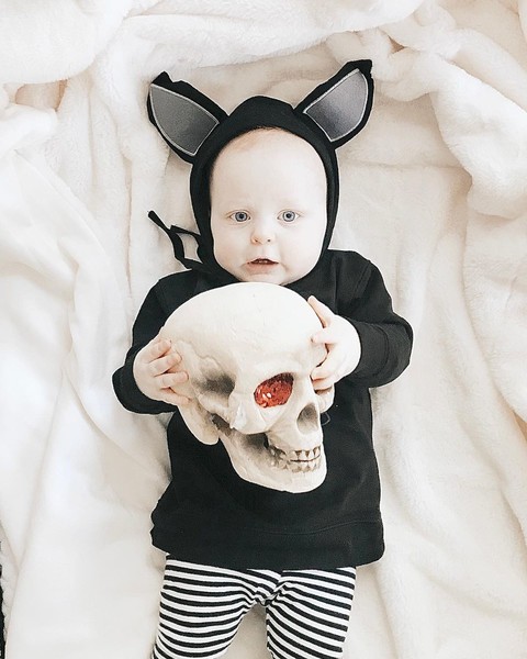 50 страшно смешных фото младенцев в их первый Хэллоуин